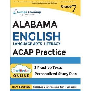 Alabama Comprehensive Assessment Program Test Prep: Grade 7 English Language Art
